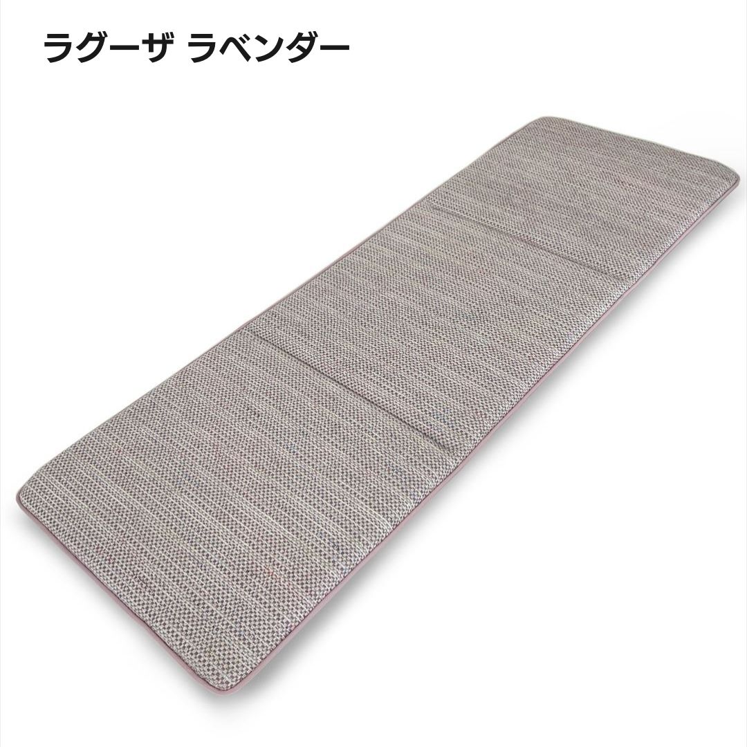 金鵄 ロングシートクッション ソファパッド 44x126x3cm 薄型 座布団